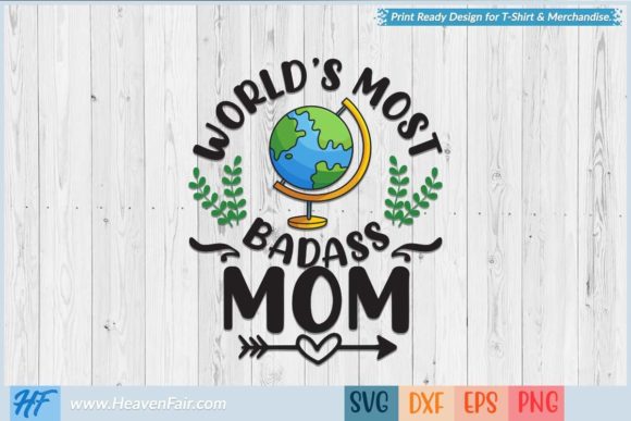 Badass Mom Graphics for Real Crafts