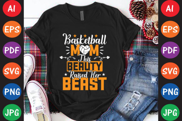 Basketball Mom Graphics for Crafts & Branding