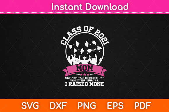 Proud Mom Graduation Graphics for Crafts