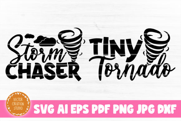 Storm Chaser Tiny Tornado Mom Daughter: Graphics and Crafts